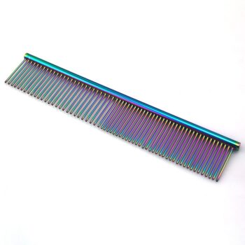 Colorful Stainless Steel Pet Comb
