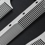 2-Pack Fine-Toothed Stainless Steel Comb